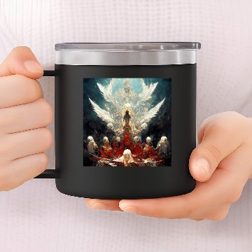 Discover Heaven and Hell 14oz Stainless Steel Tumblers