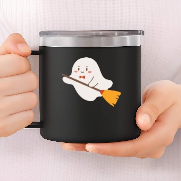 Discover Cute funny Malone ghost 14oz Stainless Steel Tumblers