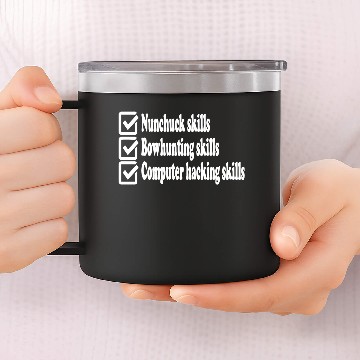 Discover Napoleon Dynamite Skills 14oz Stainless Steel Tumblers