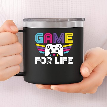 Discover game for life 14oz Stainless Steel Tumblers