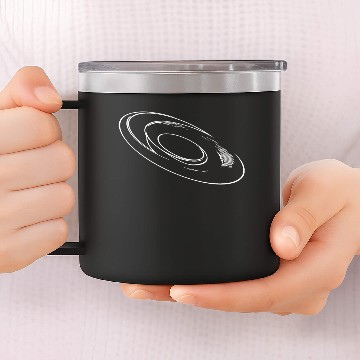 Discover Geometric Three Dimensional Circle Disk 14oz Stainless Steel Tumblers