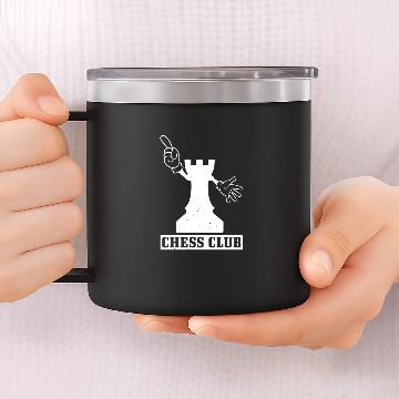 Discover CHESS CLUB 14oz Stainless Steel Tumblers