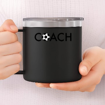Discover Soccer coach 14oz Stainless Steel Tumblers