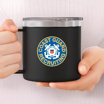 Discover Coast Guard Recruiting (U.S. Coast Guard) 14oz Stainless Steel Tumblers