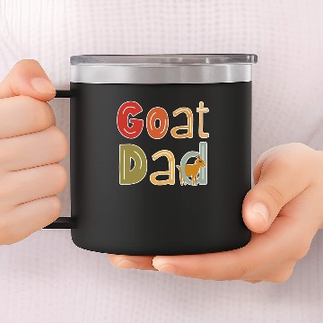 Discover Goat Dad Goat Lover 14oz Stainless Steel Tumblers