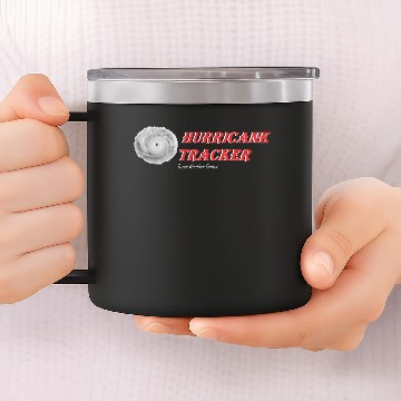 Discover Hurricane Tracker 14oz Stainless Steel Tumblers