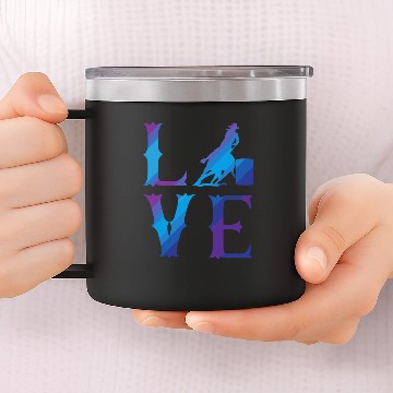 Discover Love Barrel Racing 14oz Stainless Steel Tumblers