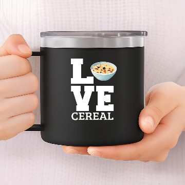 Discover Love Cereal 14oz Stainless Steel Tumblers