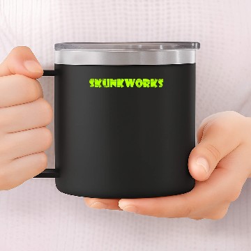 Discover Skunkworks Shop Logo 14oz Stainless Steel Tumblers
