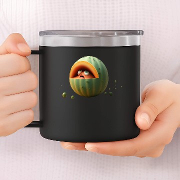 Discover funny melon 14oz Stainless Steel Tumblers