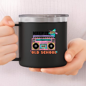 Discover OLD SCHOOL 14oz Stainless Steel Tumblers