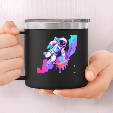 Discover astro paint 14oz Stainless Steel Tumblers