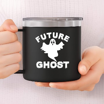 Discover Future Ghost Funny Halloween product 14oz Stainless Steel Tumblers