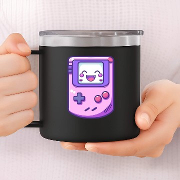 Discover Cute Gameboy 14oz Stainless Steel Tumblers