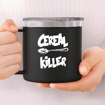 Discover Cereal Killer 14oz Stainless Steel Tumblers