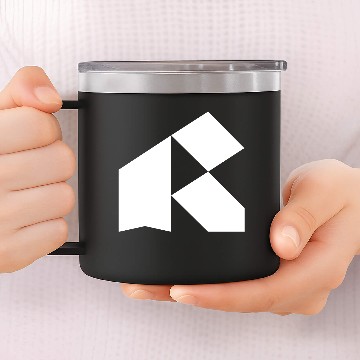 Discover Render Reboot Solid White Icon 14oz Stainless Steel Tumblers