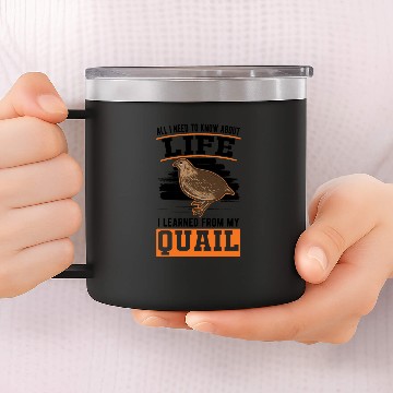 Discover Quail Breeder Breeding 14oz Stainless Steel Tumblers