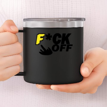 Discover F Off essentiel 14oz Stainless Steel Tumblers