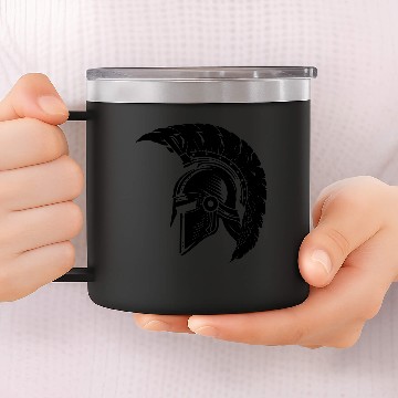 Discover Spartan helmet gladiator Sparta 14oz Stainless Steel Tumblers
