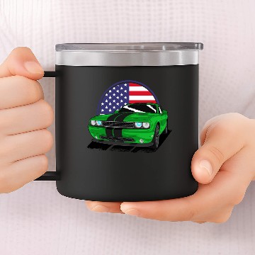 Discover CHALLENGER HELLCAT RT SRT8 SCATPACK SRT392 DEMON 14oz Stainless Steel Tumblers