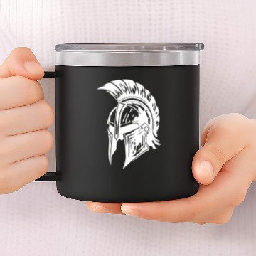 Discover Spartan helmet gladiator Sparta 14oz Stainless Steel Tumblers