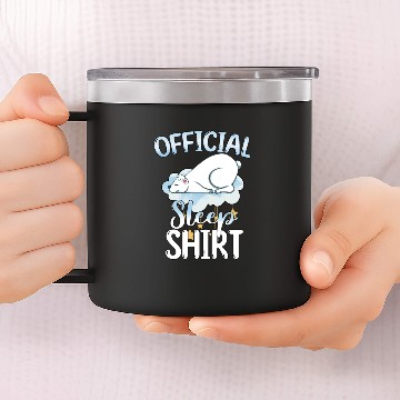 Discover Official Sleep 14oz Stainless Steel Tumblers Bear