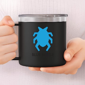 Discover Blue Beetle 14oz Stainless Steel Tumblers