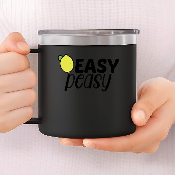 Discover Easy Peasy Lemon Squeezy 14oz Stainless Steel Tumblers