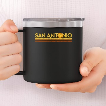 Discover San Antonio Texas 14oz Stainless Steel Tumblers