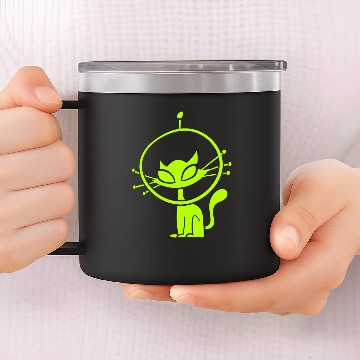 Discover Space Cat 14oz Stainless Steel Tumblers