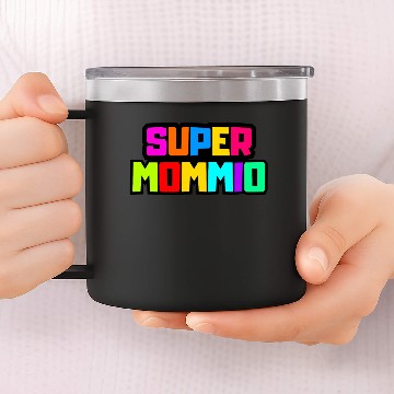 Discover Super Mommio 14oz Stainless Steel Tumblers