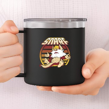 Discover Thundercats Snarf Sunset Portrait 14oz Stainless Steel Tumblers