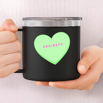Discover unhinged conversation heart 14oz Stainless Steel Tumblers