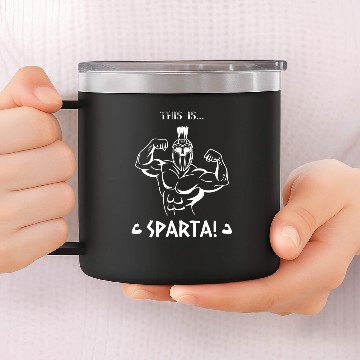 Discover This Is Sparta 14oz Stainless Steel Tumblers