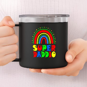 Discover Super Daddio 14oz Stainless Steel Tumblers
