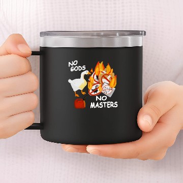 Discover No Gods No Masters 14oz Stainless Steel Tumblers