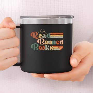 Discover Read Banned Books 14oz Stainless Steel Tumblers