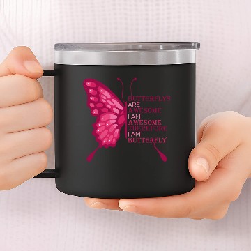 Discover Monarch Butterfly Theme Designs music 14oz Stainless Steel Tumblers