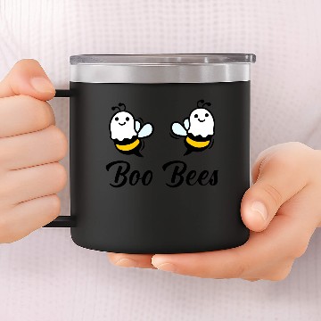 Discover Funny Boo Bees 14oz Stainless Steel Tumblers