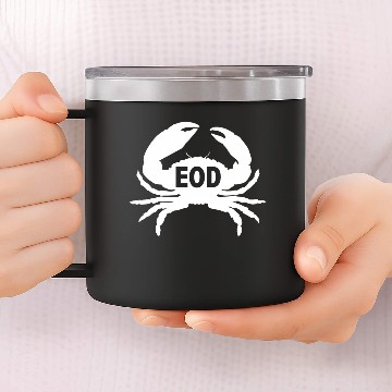 Discover Eod Crab Eod 14oz Stainless Steel Tumblers