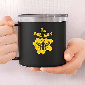 Discover The Bee Guy Honeybee Bumblebee Beekeeping 14oz Stainless Steel Tumblers