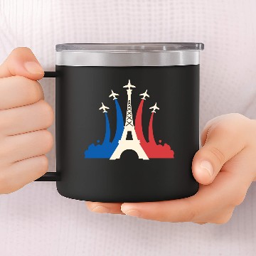 Discover Bastille Day 14oz Stainless Steel Tumblers