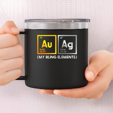 Discover My Bling Elements 14oz Stainless Steel Tumblers