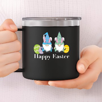 Discover Gappy Easter Garden Gnomes 14oz Stainless Steel Tumblers