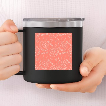 Discover Hong Pineapple Bun 14oz Stainless Steel Tumblers