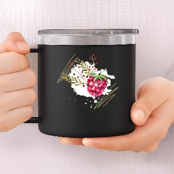 Discover Raspberry Amazing 14oz Stainless Steel Tumblers