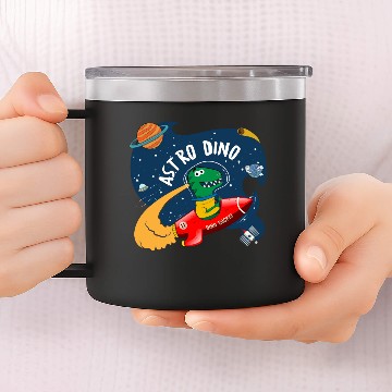 Discover Astro Dino 14oz Stainless Steel Tumblers
