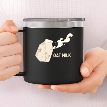 Discover Oat Milk Simple 14oz Stainless Steel Tumblers