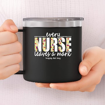 Discover Dot Day for Nurses 14oz Stainless Steel Tumblers