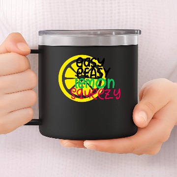 Discover Easy Peasy Lemon Squeezy 14oz Stainless Steel Tumblers